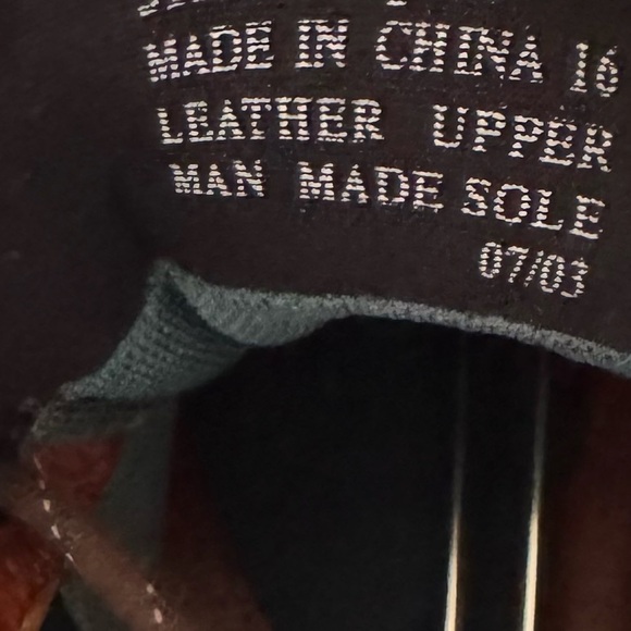 Clarks Brown Leather Travel Trek Shoes Men Size 8.5 - Picture 6 of 6